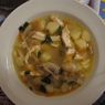 Фотография рецепта Куриный суп с грибами шампиньонами и зеленью автор Juli Cullen