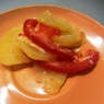 Фотография рецепта Кусочки картофеля запеченные с помидорами и базиликом автор Татьяна Петрухина