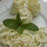 Фотография рецепта Лазурад Хинкали из сыра надуги с мятной аджикой автор Margarita Osovskaya