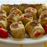 Фотография рецепта Легкие сладкие роллы с творожнофруктовой начинкой автор Полина Юрышева