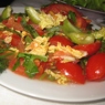 Фотография рецепта Легкий овощной салат с рукколой и пекинской капустой автор Дарья Мордасова