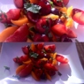 Фотография рецепта Легкий салат с абрикосом черешней и сливой автор Марина Никитина