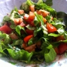 Фотография рецепта Легкий томатный салат с базиликом автор senjust