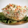 Фотография рецепта Летний разноцветный салат с кускусом и красными перцами автор Саша Давыденко