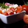 Фотография рецепта Летний салат с арбузом черри фетой и мятой автор Masha Potashova