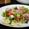 Фотография рецепта Летний салат с моцареллой и беконом автор Home Delicious