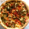 Фотография рецепта Летняя пицца с колбасой и овощами автор Irina Zakharova