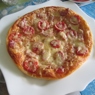 Фотография рецепта Летняя пицца с колбасой и овощами автор Татьяна Петрухина