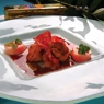 Фотография рецепта Лисички с хрустящей салями в соусе из красного вина с тмином и кориандром автор GAEA
