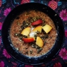 Фотография рецепта Льняная каша сыроедческая с кокосом и персиком автор Ягода Малина