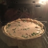 Фотография рецепта Лоранский пирог с лососем рикоттой и шпинатом автор Катя
