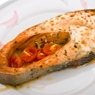 Фотография рецепта Лосось на ложе из запеченных томатов автор Саша Давыденко