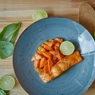 Фотография рецепта Лосось под чилимедовым соусом с карамелизированной морковью автор Виктор  Апасьев