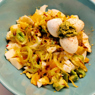 Фотография рецепта Луковый салат из яиц и авокадо автор Лоскутова Марианна