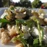 Фотография рецепта Марокканский салат с баклажанами фасолью и козьим сыром автор Irina Leinvand