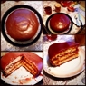 Фотография рецепта Медовый бисквитный торт автор Елизавета Седых