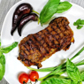 Фотография рецепта Медовогорчичный стейк стриплойн из мраморной говядины автор Лоскутова Марианна