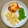 Фотография рецепта Мидии в томатносливочном соусе с сыром и пастой автор Алиса