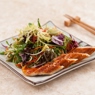 Фотография рецепта Микс салат с водорослями чука и жареным угрем унаги автор ШЕФМАРКЕТ