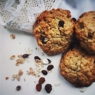 Фотография рецепта Мягкое овсяное печенье с изюмом Chewy oatmeal raisin cookies автор Анна Бобровская