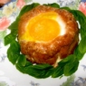 Фотография рецепта Мясные гнезда с сыром и яйцами автор Александр Клейменов