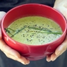 Фотография рецепта Мятный кремсуп из горошка и кукурузы автор Salatshop
