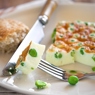 Фотография рецепта Мятный омлет с зеленым горошком автор Annis Lender