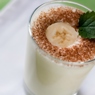 Фотография рецепта Молочный коктейль с бананами и яблочным соком автор Софья Тагирова