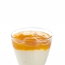 Фотография рецепта Молочнованильный пудинг с абрикосами и коньяком автор Саша Давыденко