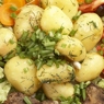 Фотография рецепта Молодой картофель с зеленым луком автор maximsemin