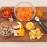 Фотография рецепта Морковный торт с курагой и апельсинами автор ШЕФМАРКЕТ