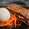 Фотография рецепта Морковный торт со сметаной и сухофруктами автор Tatiana Shagina