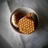 Фотография рецепта Мороженое с медом и соленым крекером автор Юлия