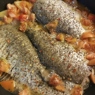 Фотография рецепта Морской лещ с томатами автор Алина Лежнва