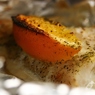 Фотография рецепта Морской окунь с апельсинами в фольге автор Masha Potashova