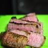 Фотография рецепта Мраморный бургер со стейком из мраморной говядины и соусом из голубого сыра автор Антонина Сапрыкина