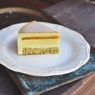Фотография рецепта Муссовый торт Матча  маракуйя автор Еда