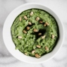 Фотография рецепта Намазка из зеленого горошка Горошкомоле автор Еда
