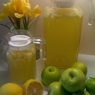 Фотография рецепта Напиток яблочный с лимоном автор Ольга Костромкина