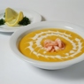 Фотография рецепта Нежный крем суп из форели с креветками автор Виктория Самойлова