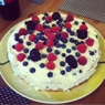 Фотография рецепта Нежный торт с голубикой автор Anastasia Sobinyakova