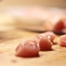 Фотография рецепта Нежное куриное филе припущенное в горячем шоколаде с малиновым соусом автор Антон Абрезов