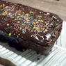 Фотография рецепта Низкокаллорийный шоколадный кекс с вишней автор Анна Лаврентьева