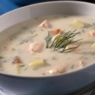 Фотография рецепта Норвежский сливочный суп с семгой автор Владимир Матвийчук