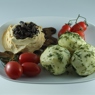 Фотография рецепта Обед из картофеля с грибами и овощными рулетами автор Renat Humus