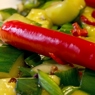 Фотография рецепта Огуречный салат с красным чилийским перцем автор Андрей Головков
