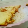 Фотография рецепта Оякодон японский омлет с рисом и курицей автор Полина Юзбакова
