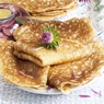 Фотография рецепта Оригинальные блины с луговыми цветами автор Евгений Мокрышев