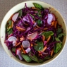Фотография рецепта Осенний салат из капусты редиса моркови и шпината автор Вадим Квасов
