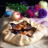 Фотография рецепта Осенняя галета со сливами персиками и яблоками автор Евгения Кукоба